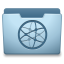 Ocean Blue Network Icon 64x64 png